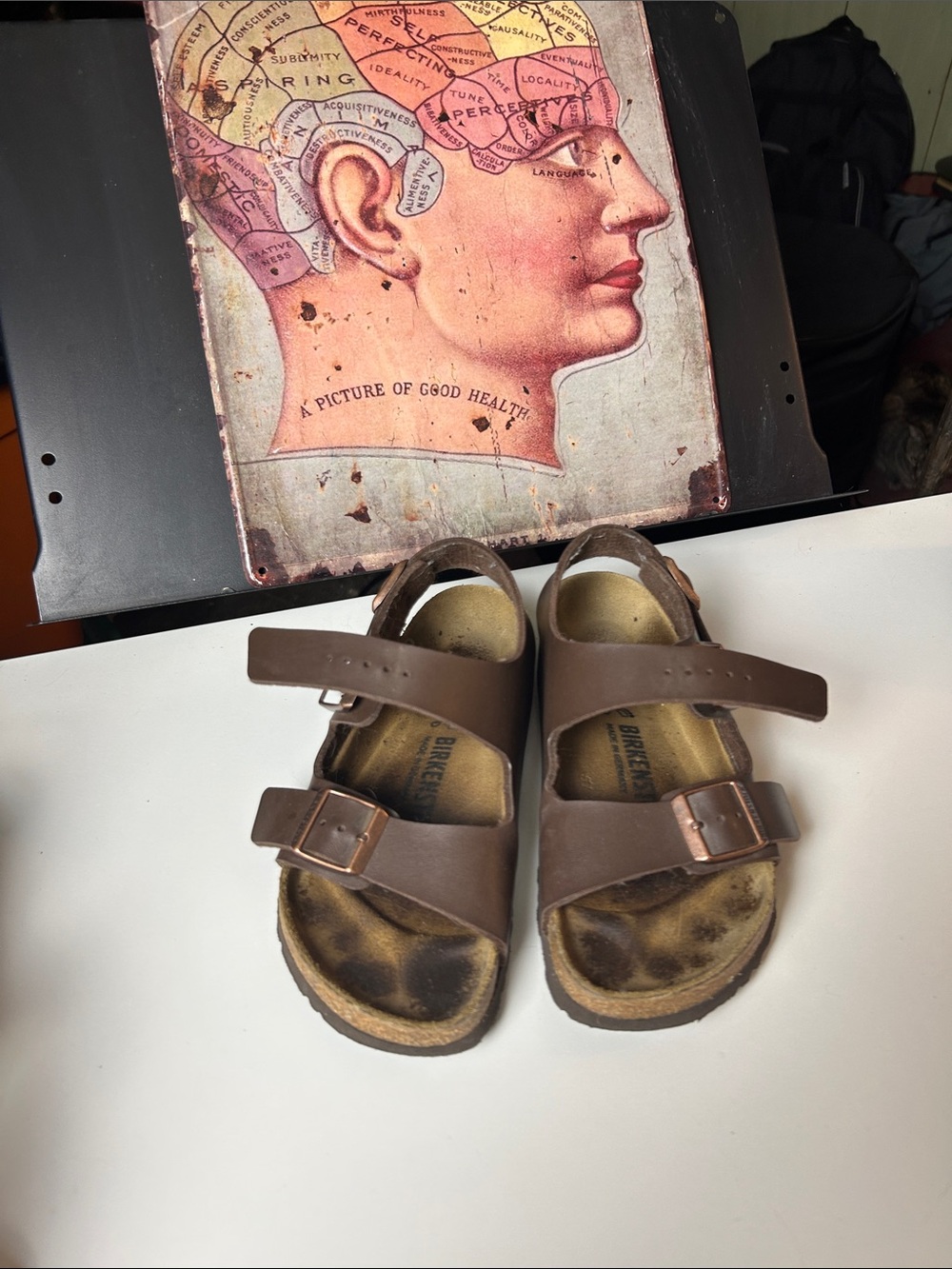 Birkenstock Arizona US Size 35 or 5/L 4/ 225. Dark Brown Leather. Little Wear!